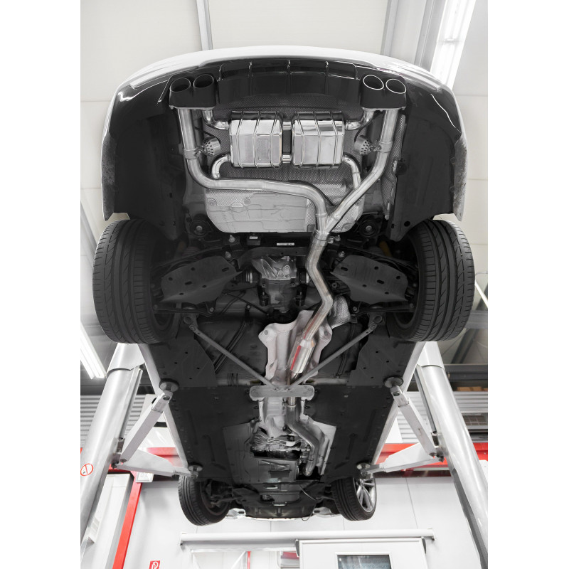 Sistema di scarico completo in acciaio inox con valvola Capristo BMW 435i/428i (F32/33/36) 2013-2020 02BM02103003