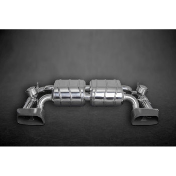 Komplett-Abgasanlage aus Edelstahl mit Klappe Capristo BMW 435i/428i (F32/33/36) 2013-2020 02BM02103001