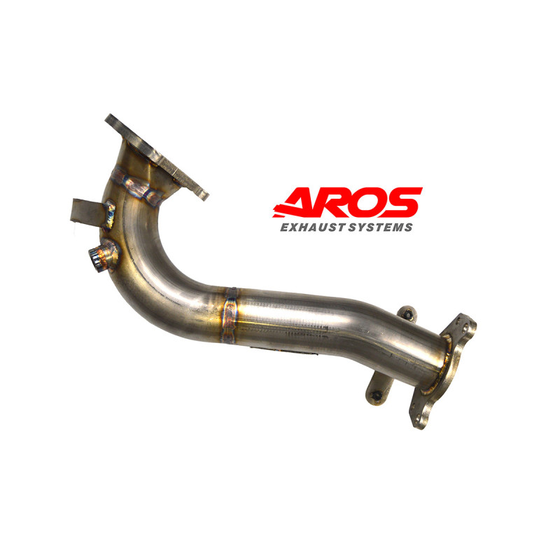 Downpipe aus Edelstahl ohne Katalysator kurze Ausführung Aros Fiat 500 Abarth 1.4 Turbo (135 Hp) 2008-2015 FT5A13508-DPCBK0