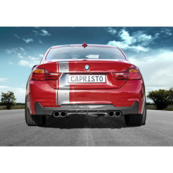 Faldón del parachoques con difusor trasero Capristo BMW 435i/428i (F32/33/36) 2013-2020 02BM02110001