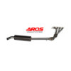 Stainless steel complete exhaust system silencer black Aros Caterham Superlight R300 2008-2012 CTRSLR300-ALSN