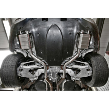 Silenciadores traseros de acero inoxidable con válvula Capristo Bentley Continental Supersports (2G) 2017-2018 02BE04103001