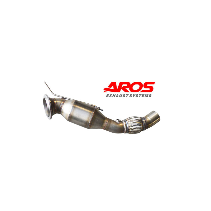 Downpipe aus Edelstahl mit Katalysator Aros BMW 116i/118i LCI/sDrive (B38 Engine 109/136 Hp) 2018-2019 BMW118I15-DP1K