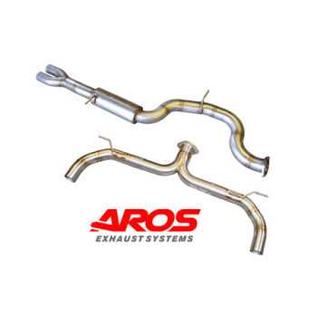 SS centre section silenced and rear section straight-through Aros Audi RS3 8Y SPORTBACK QUATTRO 2.5 TFSI (400 Hp) 2022-2025