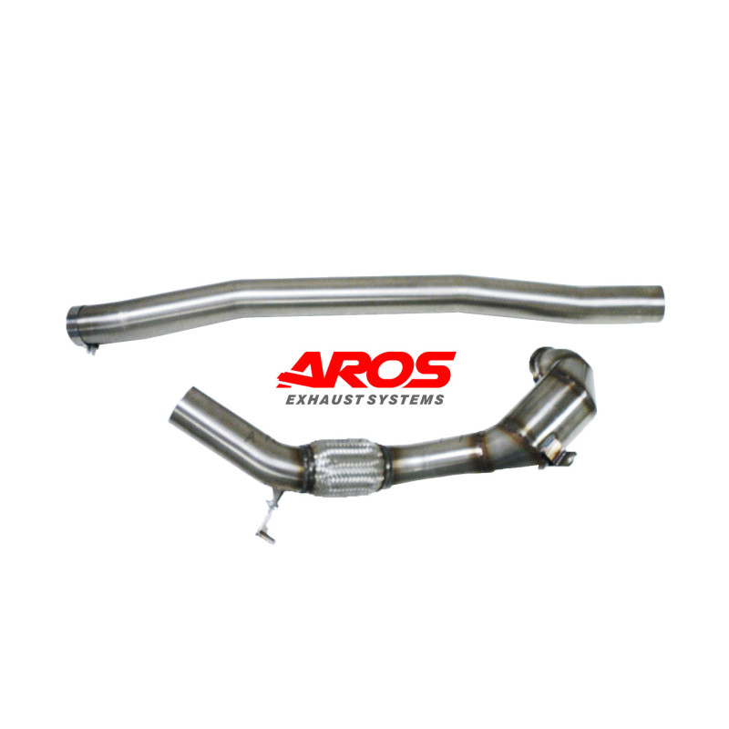 Downpipe aus Edelstahl mit Katalysator Aros Audi A3 S3 8V/8VA QUATTRO/SPORTBACK QUATTRO 2.0 TFSI (300/310 Hp) 2013-2020