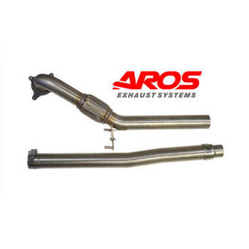 Downpipe in acciaio inox senza catalizzatore Ø70 Aros Audi A3 S3 8P QUATTRO/SPORTBACK QUATTRO 2.0 TFSI 2006-2013 ADS38PQ-DPK070