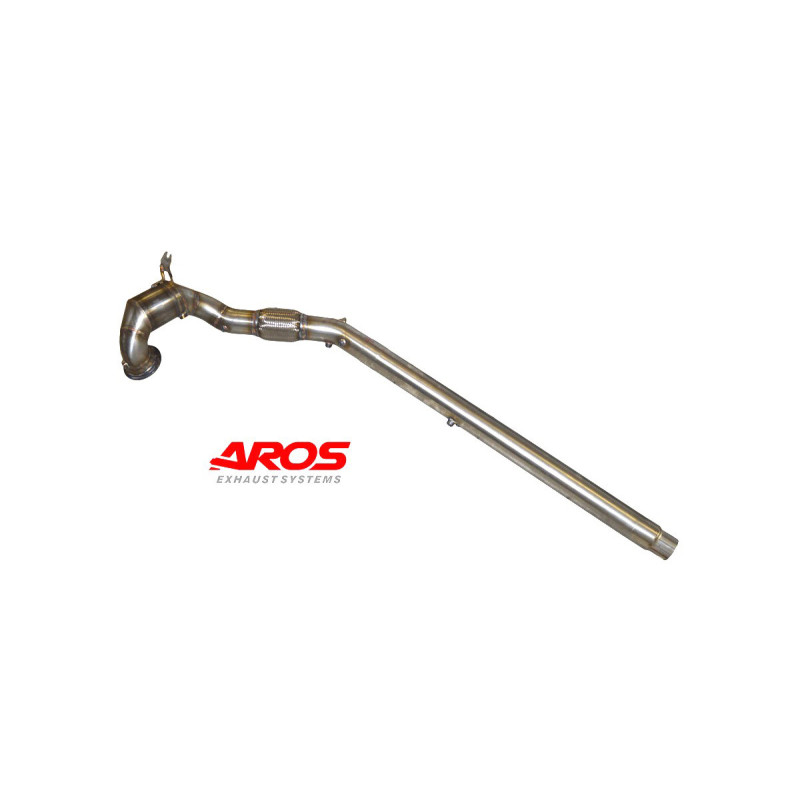 Downpipe en acier inoxydable sans catalyseur Ø70 Aros Audi TT MK3 Facelift Coupé/Roadster 2.0 40/45 TFSI 197/245 Hp (version