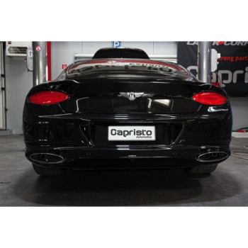Stainless steel complete exhaust system with valve Capristo Bentley Continental GT/C/Speed W12 (3G/MSB) 2018-2024
