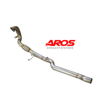 Downpipe in acciaio inox senza catalizzatore Ø70 Aros Audi TT MK3 Coupé/Roadster 1.8 TFSI 180 Hp (versione senza OPF) 2014-2018