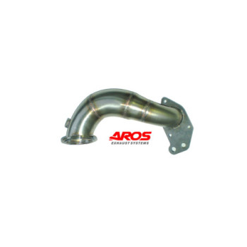 Downpipe in acciaio inox senza catalizzatore Aros Alfa Romeo GIULIETTA 1750 TBi 16V (235 Hp) 2010-2014 ALFROMGLTT1750-DP0K