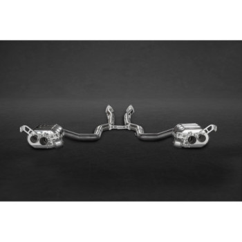 Schalldämpfer hinten aus Edelstahl mit Klappe Capristo Bentley Continental GT/C V8/S (2G) 2012-2018 02BE03503001