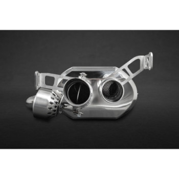 Silenciadores traseros de acero inoxidable con válvula Capristo Bentley Continental GT/C V8/S (2G) 2012-2018 02BE03503001