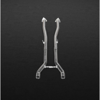 Tubes de remplacement silencieux section centrale en inox Capristo Bentley Continental GT/C V8/S (2G) 2012-2018 02BE03503004