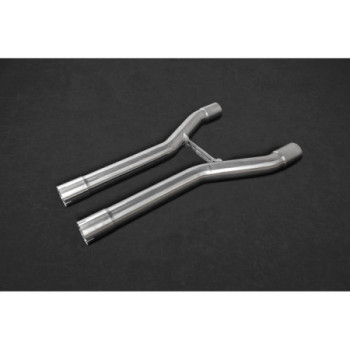 Silencieux section centrale en inox avec tubes de remplacement catas secondaires Capristo Bentley Continental GT Speed (2G)