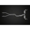 Stainless steel complete exhaust system with valve Capristo Bentley Bentayga (W12) 2015-2026 02BE09803001