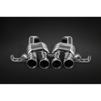 Sistema di scarico completo in acciaio inox con valvola e adattatore OEM Capristo Chevrolet Corvette (C7) 2014-2019 02CH09003005