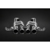 Sistema di scarico completo in acciaio inox con valvola e adattatore OEM Capristo Chevrolet Corvette (C7) 2014-2019 02CH09003005