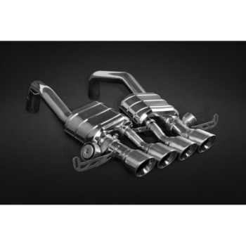 Komplett-Abgasanlage aus Edelstahl mit Klappe und Adapter OEM Capristo Chevrolet Corvette (C7) 2014-2019 02CH09003005