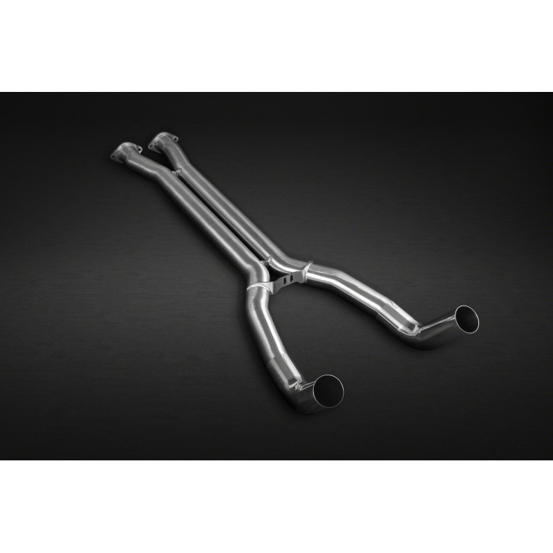 Tubes de remplacement post-catalyseur en acier inoxydable Capristo Chevrolet Corvette (C7) 2014-2019 02CH09003004