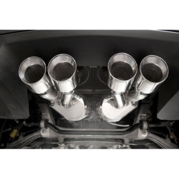 Sistema di scarico completo in acciaio inox con valvola Capristo Chevrolet Corvette (C6) 2005-2013 02CH05703001