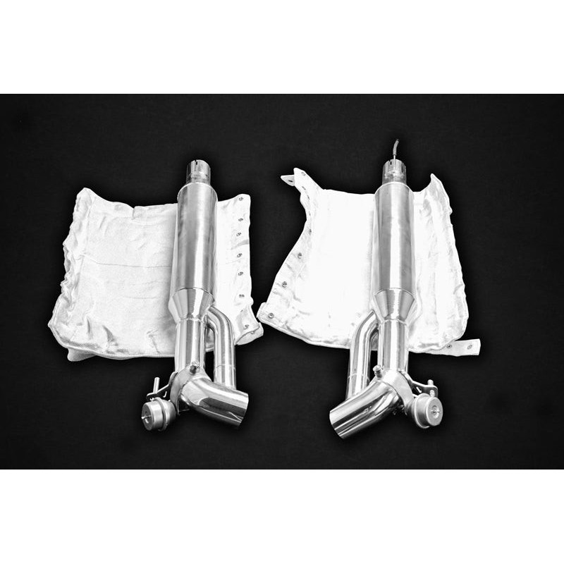 Système d'échappement complet en inox avec valve et protection thermique Capristo Dodge Viper SRT 2012-2017 02DO12403001