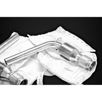 Stainless steel sports catalytic converters with heat shielding Capristo Dodge Viper SRT 2012-2017 02DO12403008