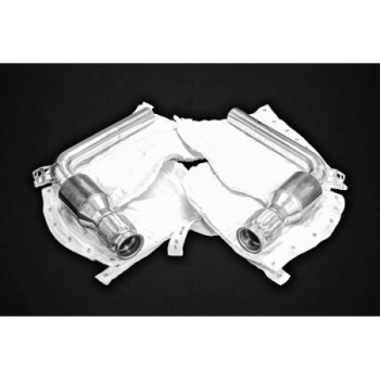 Catalizadores deportivos de acero inoxidable con protección térmica Capristo Dodge Viper GTS 2012-2017 02DO12403008