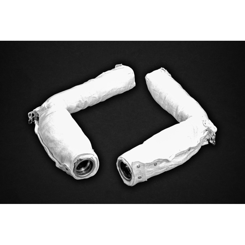 Downpipe decatalizzatori in acciaio inox con protezione termica Capristo Dodge Viper ACR 2012-2017 02DO12403007