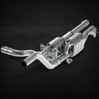 Silenziatore in acciaio inox con valvola Capristo Dodge Ram 1500 TRX 2020-2024 02DO10503011