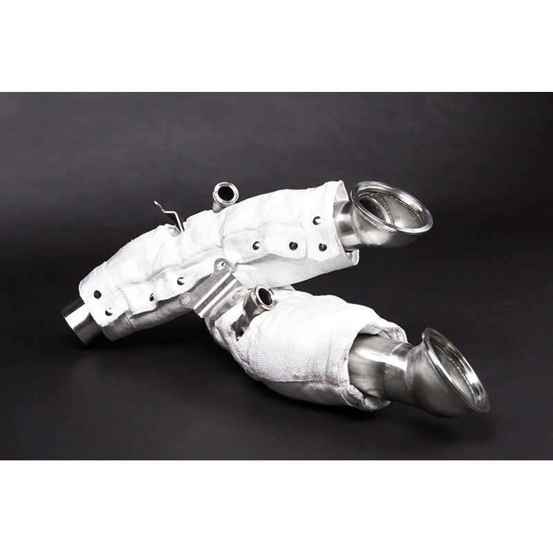 Downpipe Katalysator-Ersatzrohre aus Edelstahl mit Hitzeschutz Capristo Ferrari SF90 XX 2024-2025 02FE12703012
