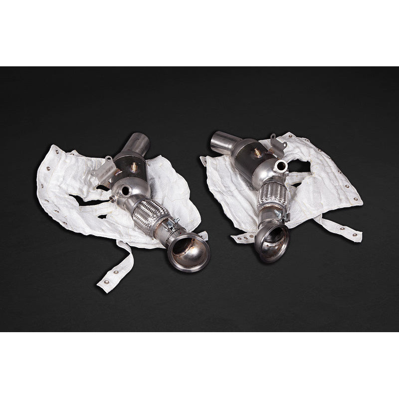 Catalizadores deportivos de 250 celdas de inox con protección térmica Capristo Ferrari SF90 XX 2024-2025 02FE12703009