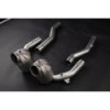 Downpipe en acier inoxydable avec catalyseurs sport et protection thermique Capristo Ferrari Roma 2020-2025 02FE13003003