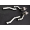 Downpipe in acciaio inox con catalizzatori sportivi e protezione termica Capristo Ferrari Roma 2020-2025 02FE13003003