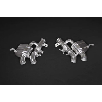 Stainless steel rear silencer with valve Capristo Ferrari Portofino 2017-2020 02FE08303015