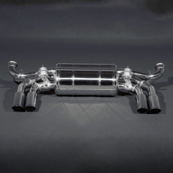 Sistema di scarico completo in acciaio inox con valvola ECE Capristo Ferrari Mondial 3.2QV (Euro) 1983-1988 02FE05803002