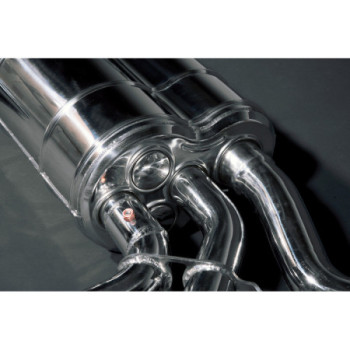 Stainless steel rear silencer sports Free Flow Capristo Ferrari Mondial 3.2QV (Euro) 1983-1988 02FE05803001-S1
