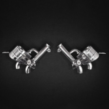 Sistema di scarico completo in acciaio inox con valvola Capristo Ferrari GTC4 Lusso V8T 2017-2020 02FE06403009