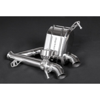 Système d'échappement complet en acier inoxydable avec valve Capristo Ferrari FF 2011-2016 02FE06403001