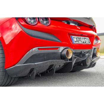 Diffuseur arrière carbone Capristo Ferrari F8 Tributo 2019-2023 03FE12310008LG