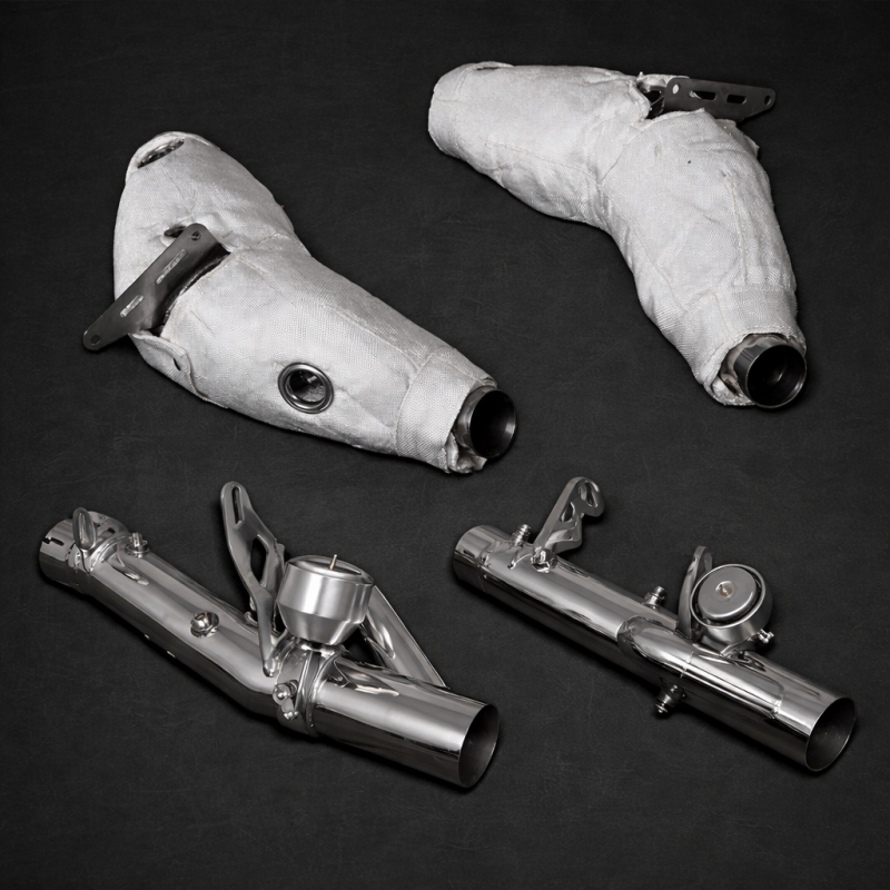 Sistema di scarico completo in acciaio inox Capristo Ferrari F8 Tributo 2019-2023 02FE12303022