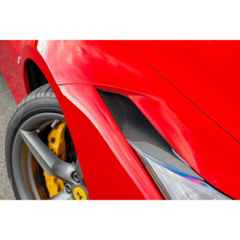Prises d'air phares carbone Capristo Ferrari F8 Tributo 2019-2023 03FE12310011LG