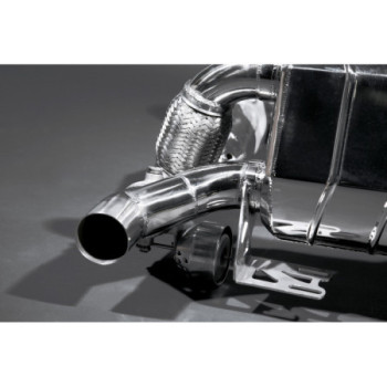 Komplett-Abgasanlage aus Edelstahl mit Klappe und Katalysatoren mit 250 Zellen Capristo Ferrari F430 Scuderia/16M 2007-2010