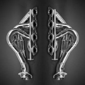 Collettori di scarico in acciaio inox con protezione termica Capristo Ferrari F430 Scuderia/16M 2007-2010 02FE02303013