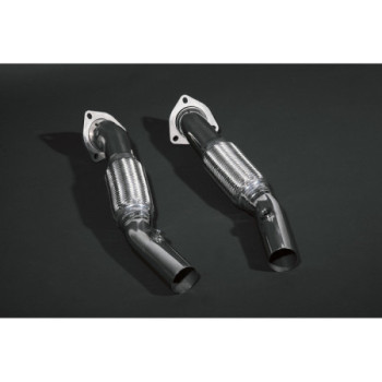 Tubi elimina catalizzatori in acciaio inox Capristo Ferrari F430 Scuderia/16M 2007-2010 02FE02303022CD