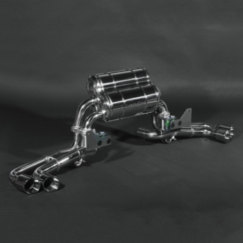 Système d'échappement complet en acier inoxydable avec valve Capristo Ferrari F430 Coupe/Spider 2005-2010 02FE02303001