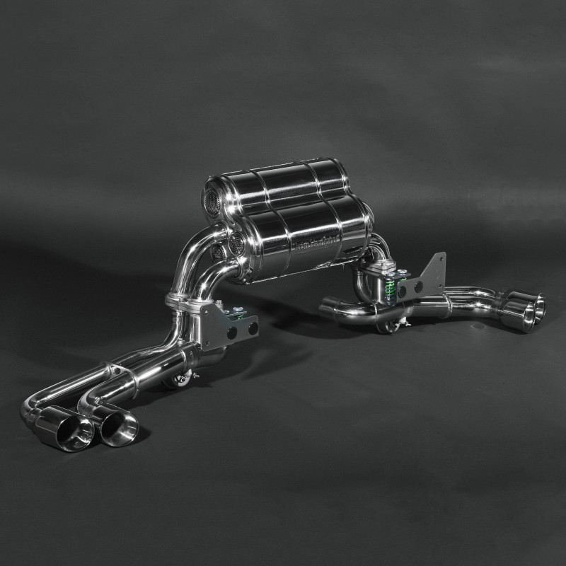 Stainless steel complete exhaust system with valve Capristo Ferrari F430 Coupe/Spider 2005-2010 02FE02303001