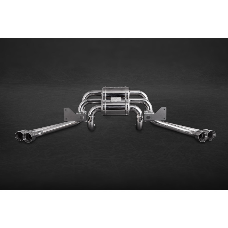 Silenciador trasero deportivo Free Flow de acero inoxidable Capristo Ferrari F430 Coupe/Spider 2005-2010 02FE02303008-S1