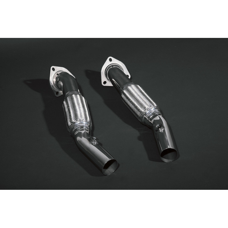 Tubi elimina catalizzatori in acciaio inox Capristo Ferrari F430 Coupe/Spider 2005-2010 02FE02303011