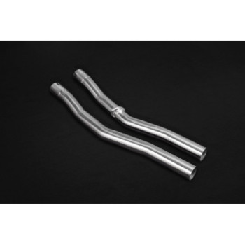 Stainless steel complete exhaust system with valve and exhaust tips Capristo Audi S5 (B9/8W) 2017-2024 02AU03103016
