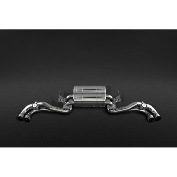 Système d'échappement complet en acier inoxydable avec valve Capristo Ferrari Enzo 2002-2004 02FE04503001